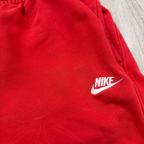 Nike Sportswear All Over Print Fleece Joggers Pants Mens Medium Ember DM7931-657 - Picture 3 of 13